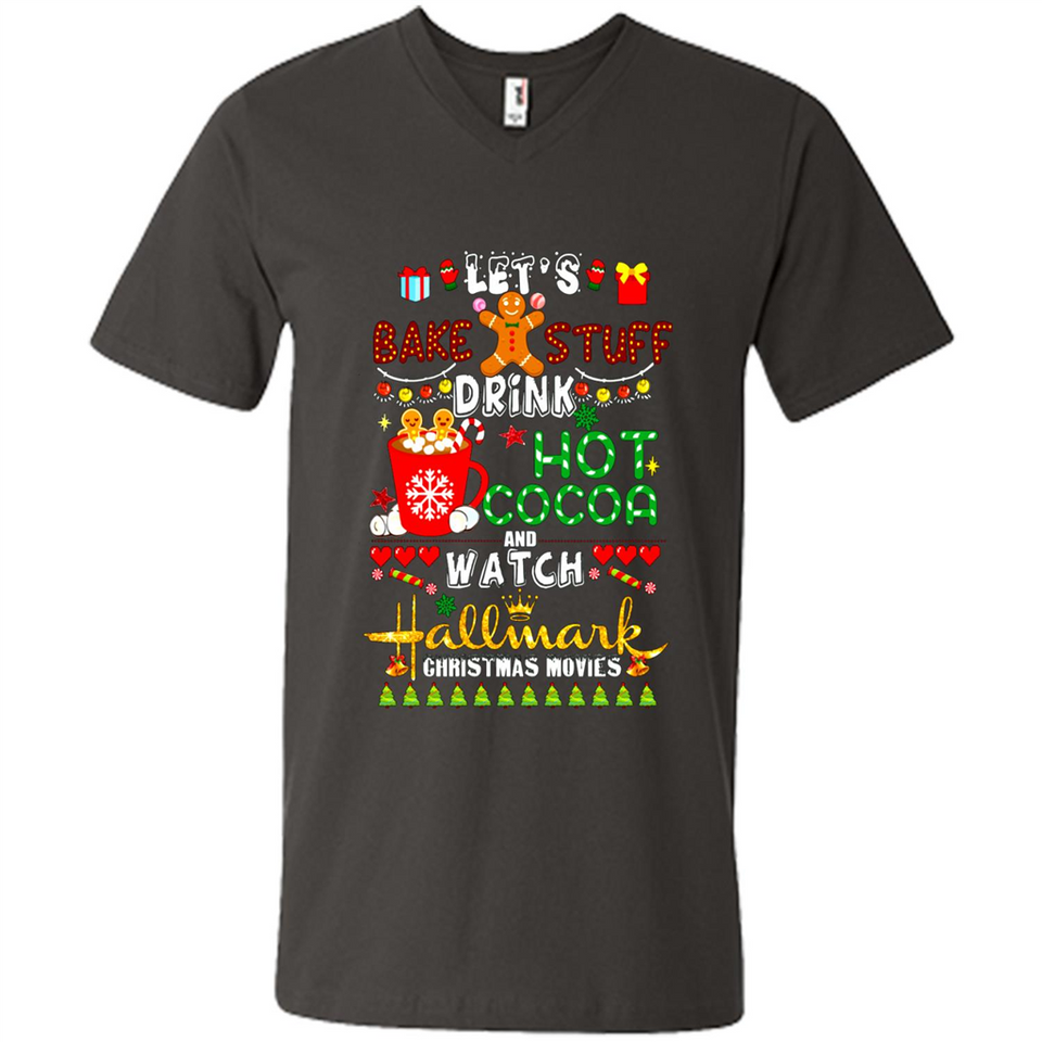 Let's Bake Stuff Drink Hot Cocoa Hallmark-Christmas Movies Sweatshirt PINGPONG