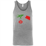 Funny Grinch Hand holding Firefighter ornament Christmas Sporty T-Shirt - Canvas Unisex Tank