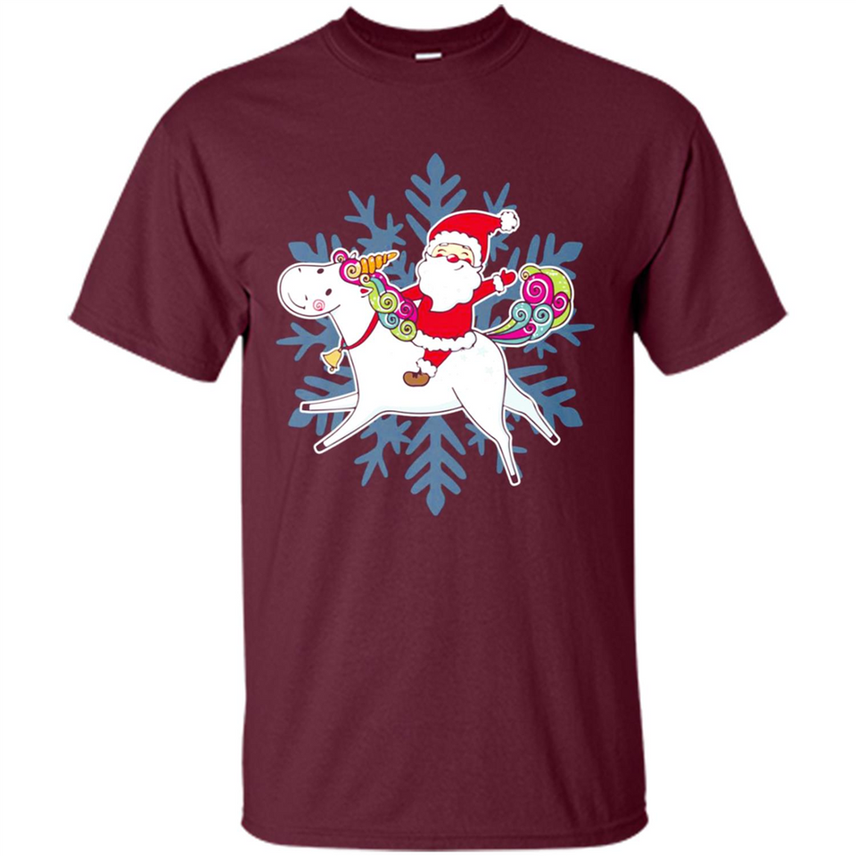 Unicorn And Santa Christmas 1 - Shirt