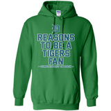 Reasons to be a Detroit Tigers Fan Complete List on Back - Hoodie