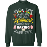 Holiday Lights Falling Snow Hot Cocoa Hallmark Christmas movie