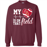 USC Trojans Football My Heart is on that Field - Sweatshirt