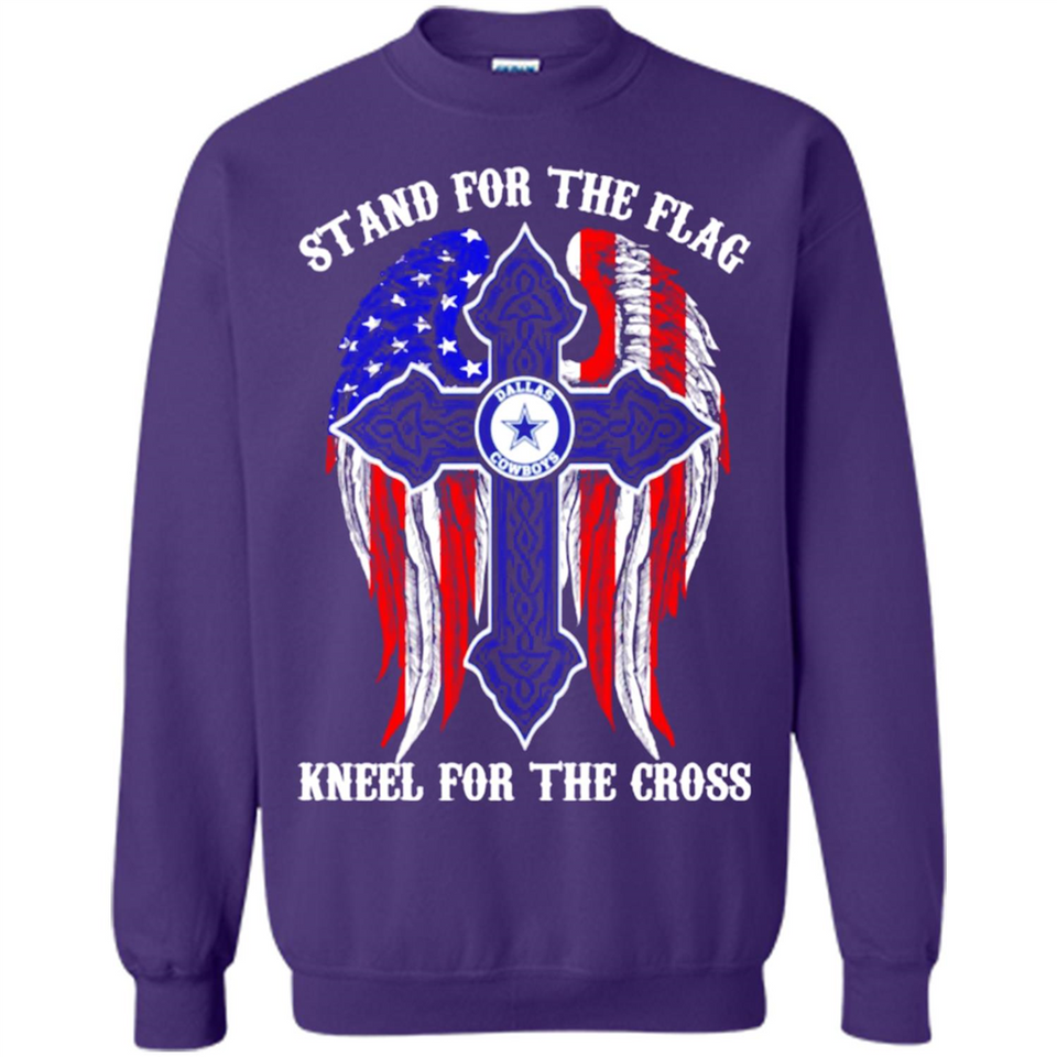 Dallas Cowboys - stand for the flag kneel for the cross