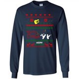 Music Ugly Christmas SweatShirt - Long Sleeve T-Shirt