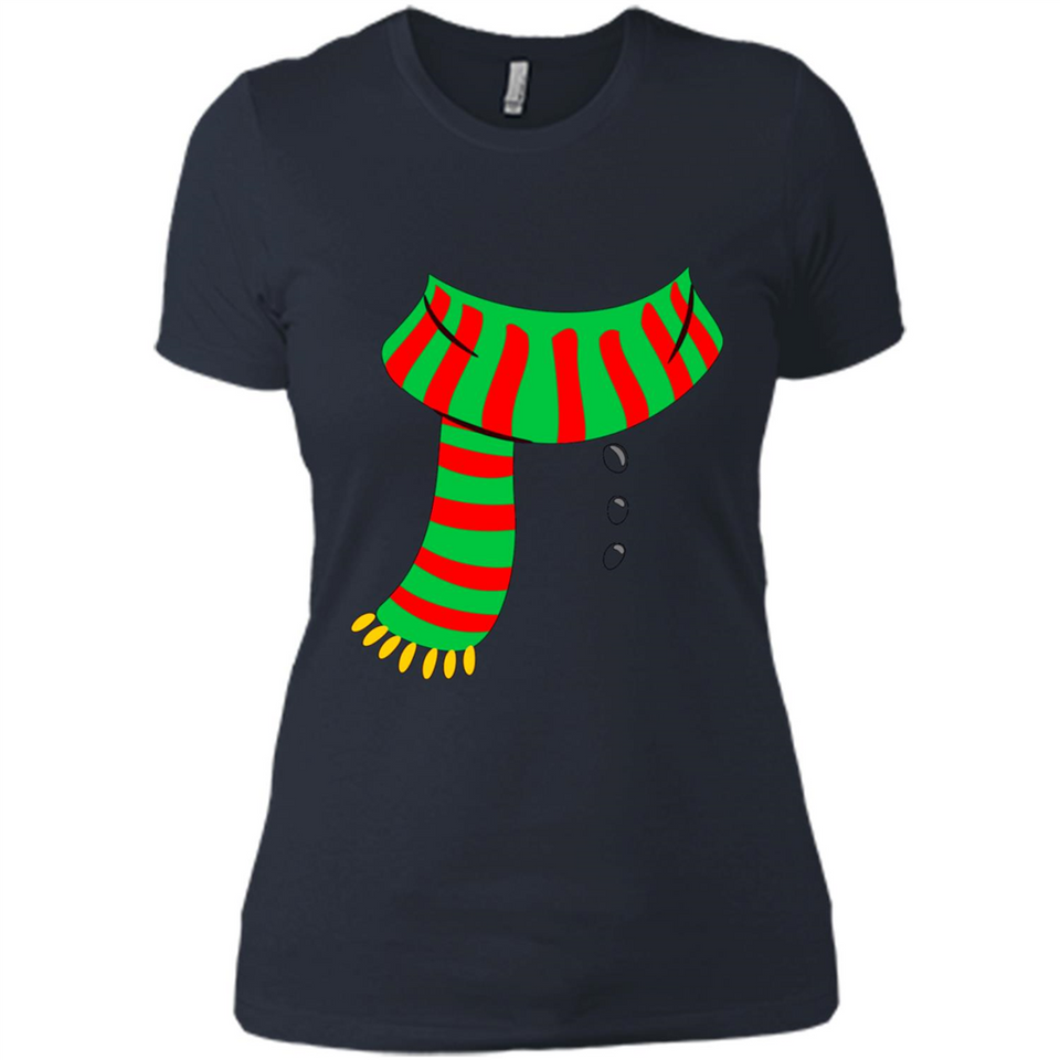 Snowman Scarf Costume T-shirt Christmas