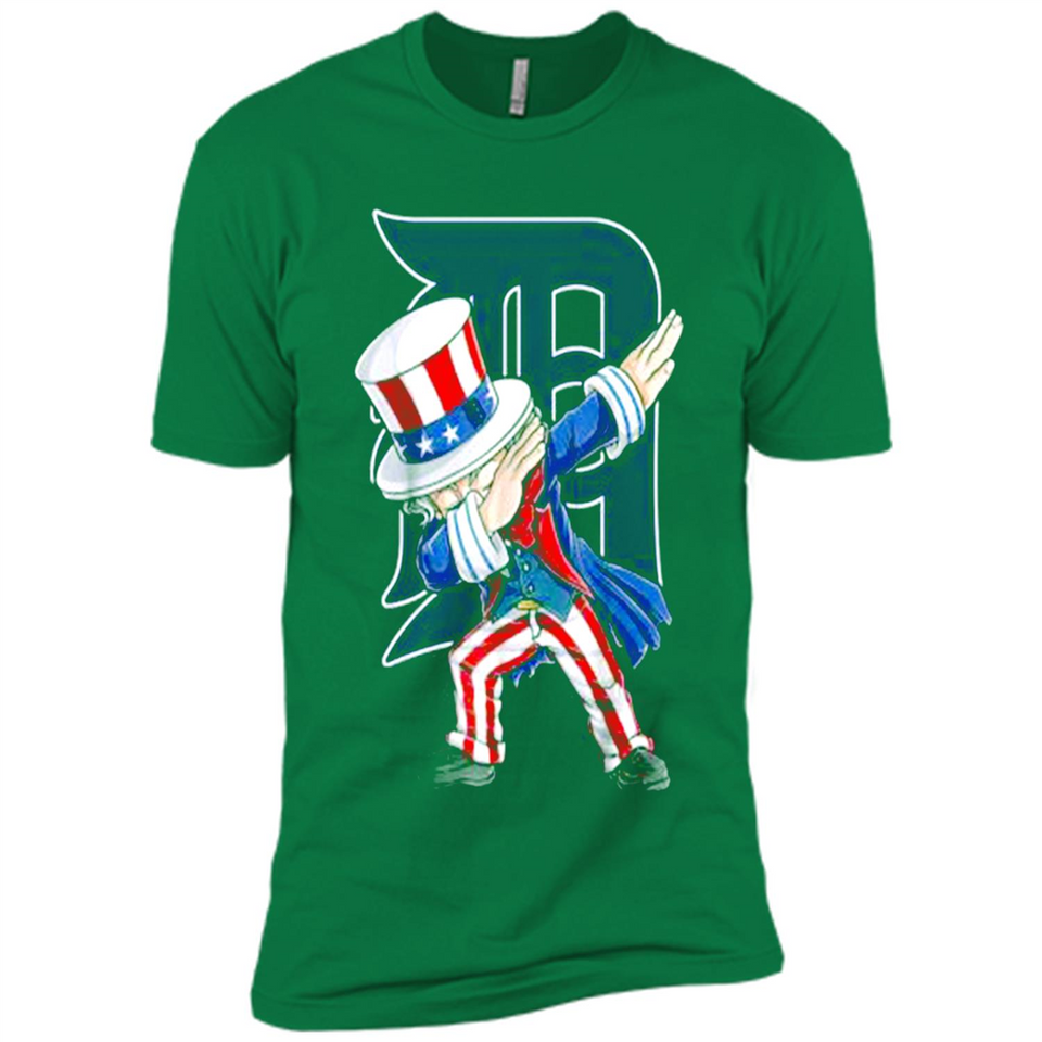 MLB DETROIT TIGERS UNCLE SAM DABBING INDEPENDENCE DAY