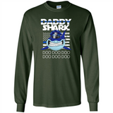 Police Daddy Shark Blue Line Tee