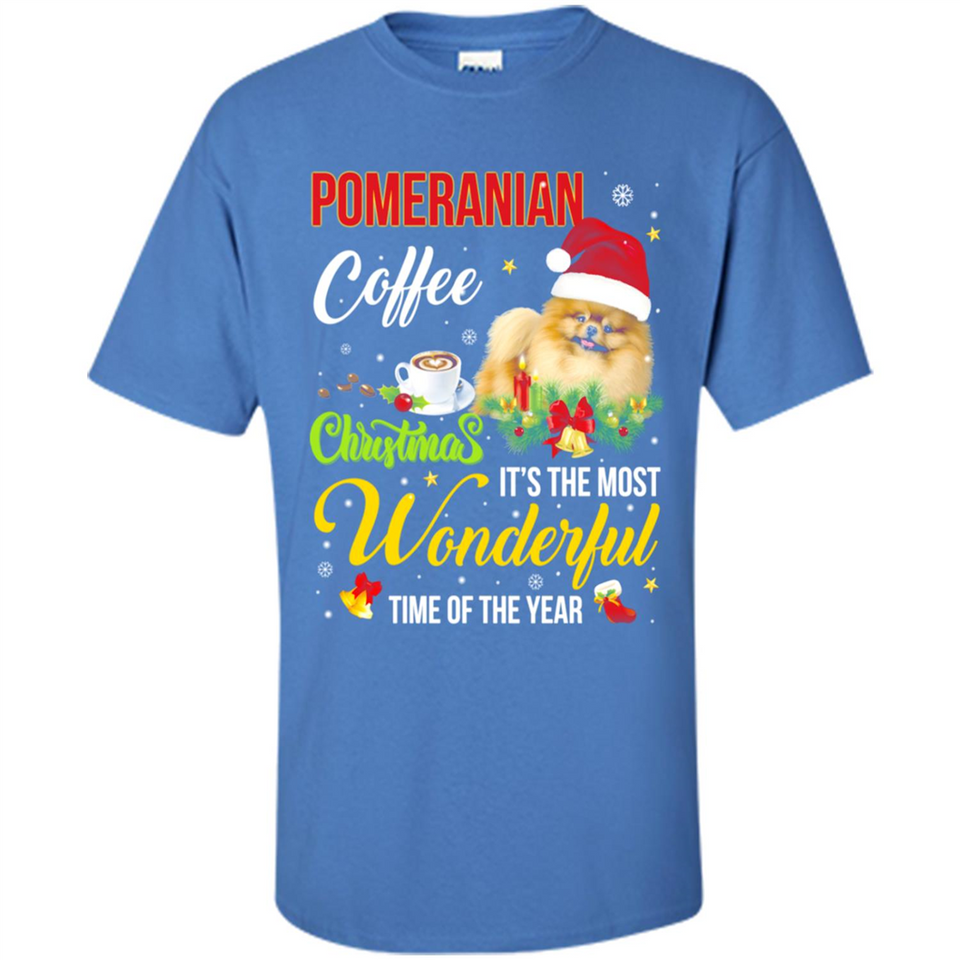 Pomeranian Coffee Wonderful Christmas