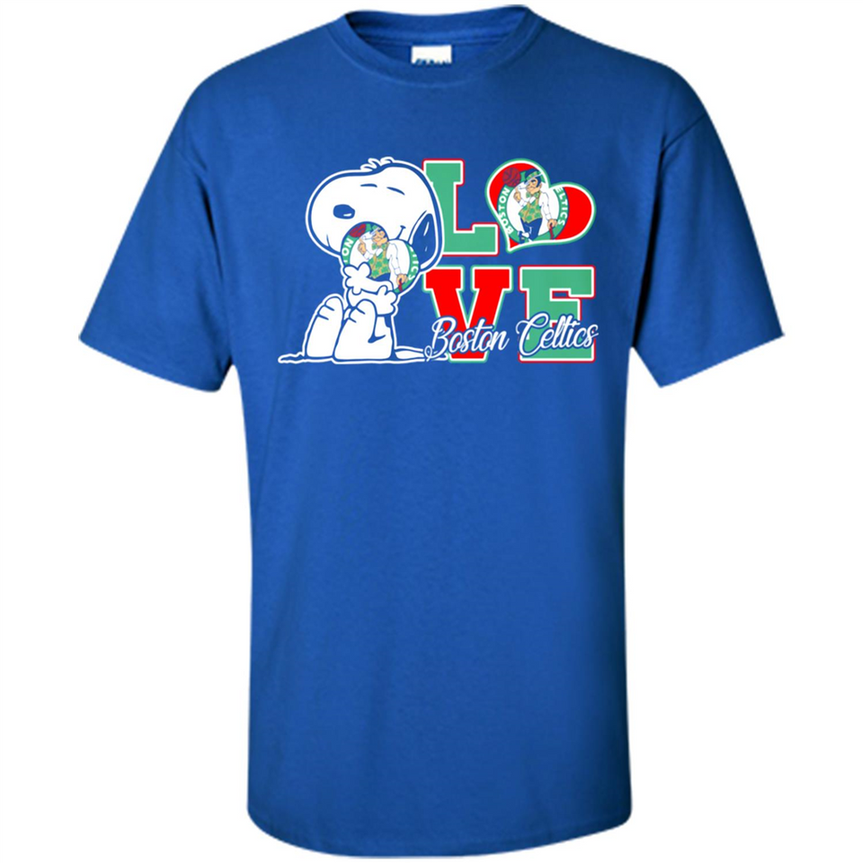Snoopy loves NBA Boston Celtics - Shirt