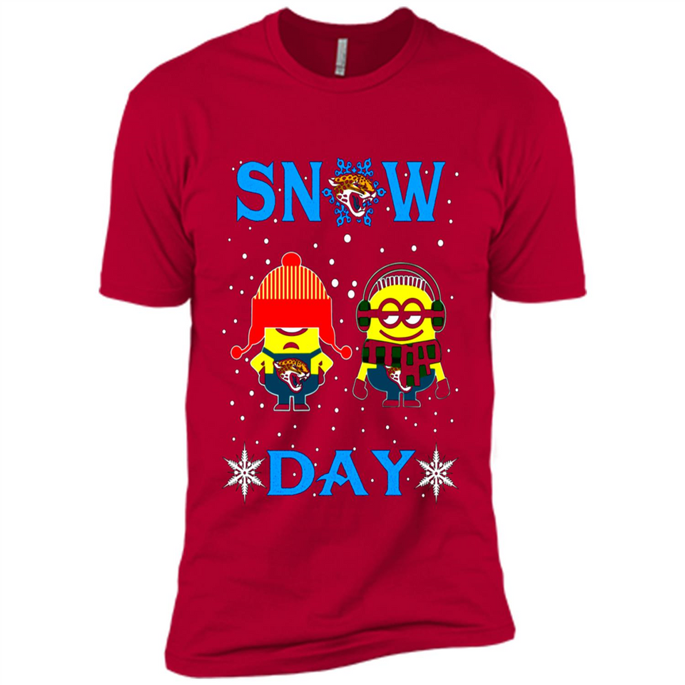 Snow Day Shirt For Jacksonville Jaguars Vs Minion Fans pingpong