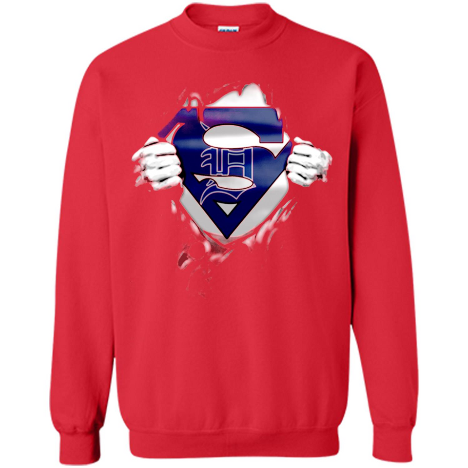 Detroit Tigers And Superman Fans - Sweatshirt