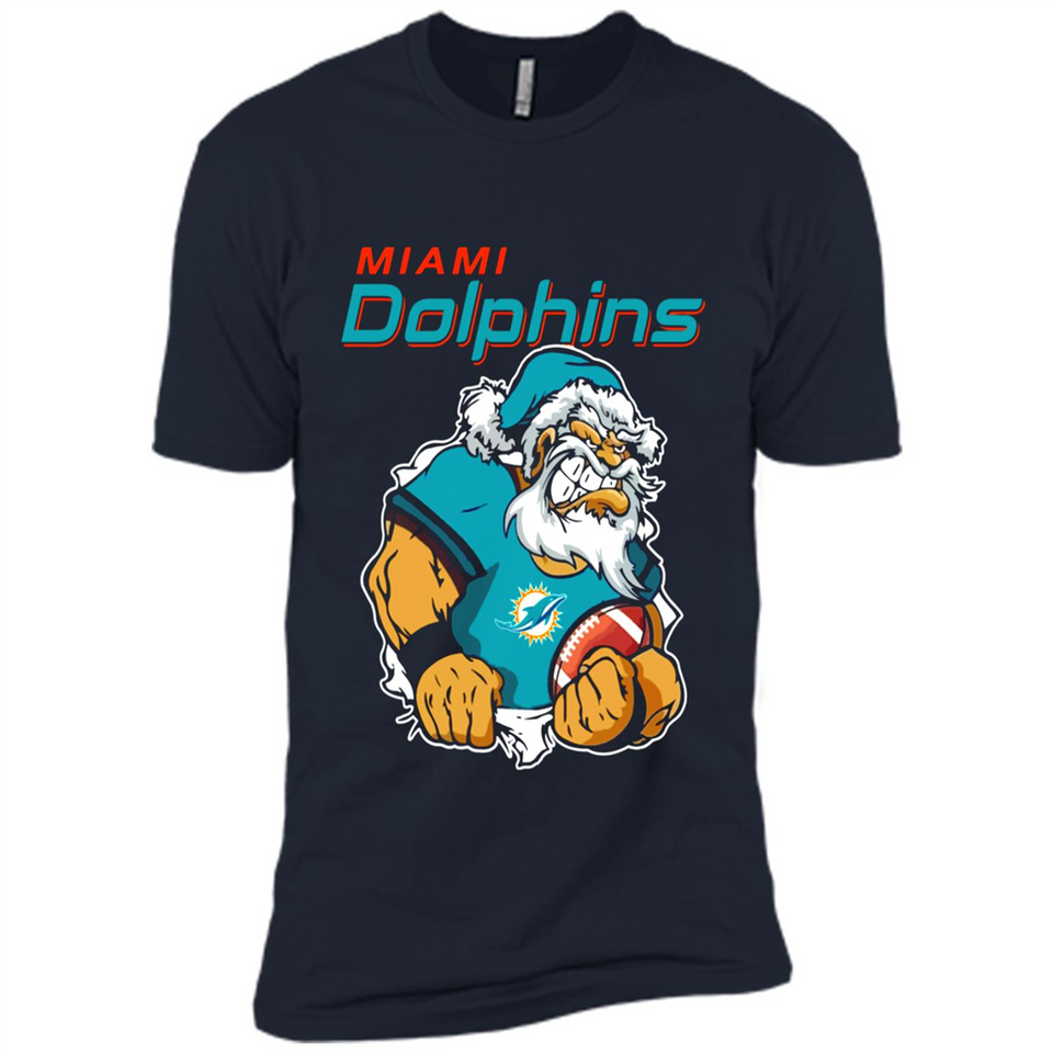 Grumpy Santa Claus Miami Dolphins Football Team PINGPONG