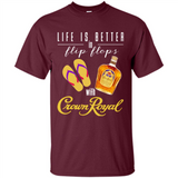LIFE IS BETTER IN FLIP FLOPS WITH CROWN ROYAL