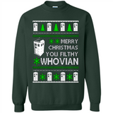Merry Christmas You Filthy Whovian ugly sweater PINGPONG