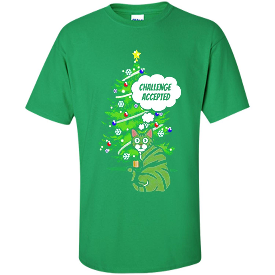 Christmas Tree Cat Long Sleeve Christmas Shirt for Cat Lover - Shirt