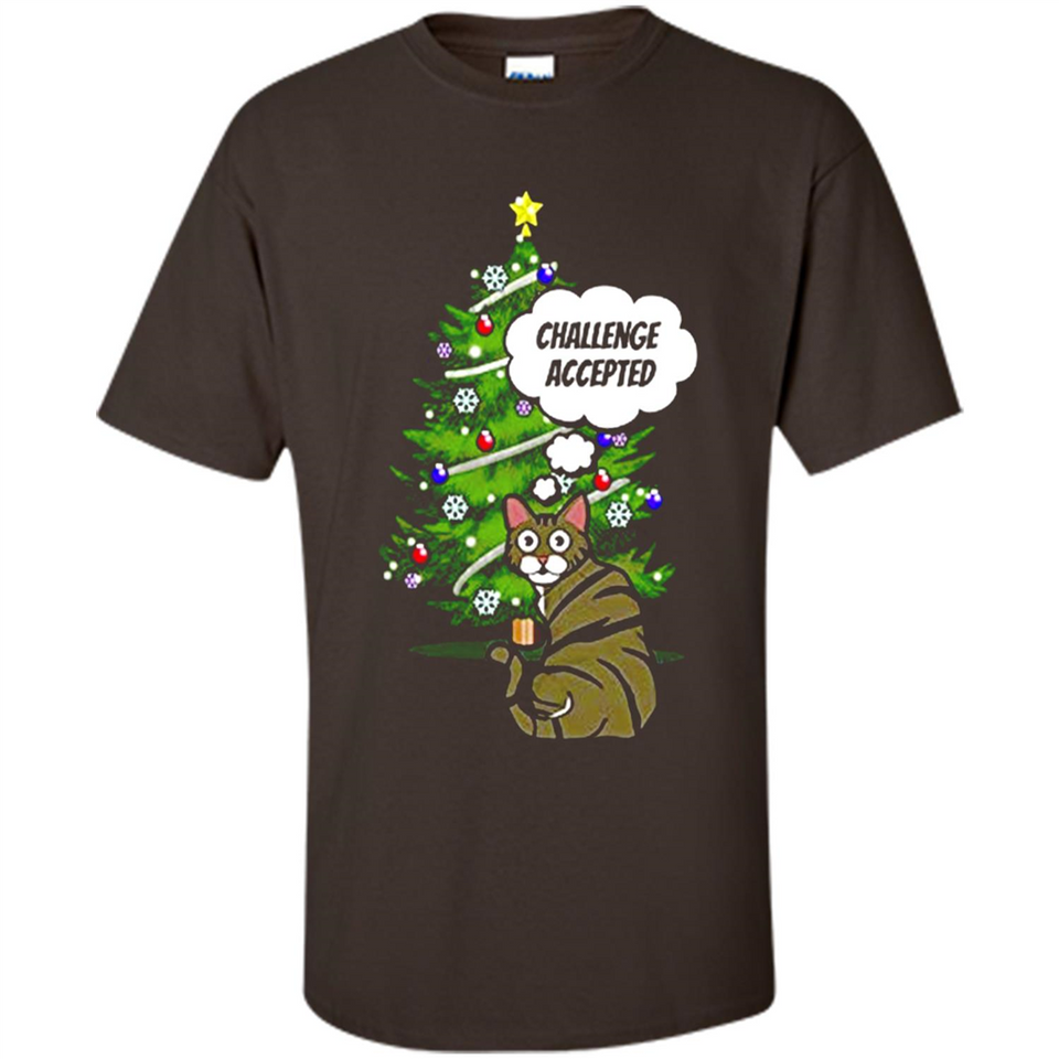 Christmas Tree Cat Long Sleeve Christmas Shirt for Cat Lover - Shirt