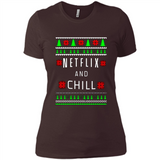 Netflix And Chill Christmas sweater PINGPONG