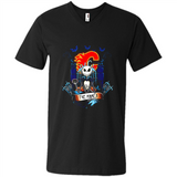 Calgary Flames Halloween The Nightmare Before Christmas - Men's V-Neck