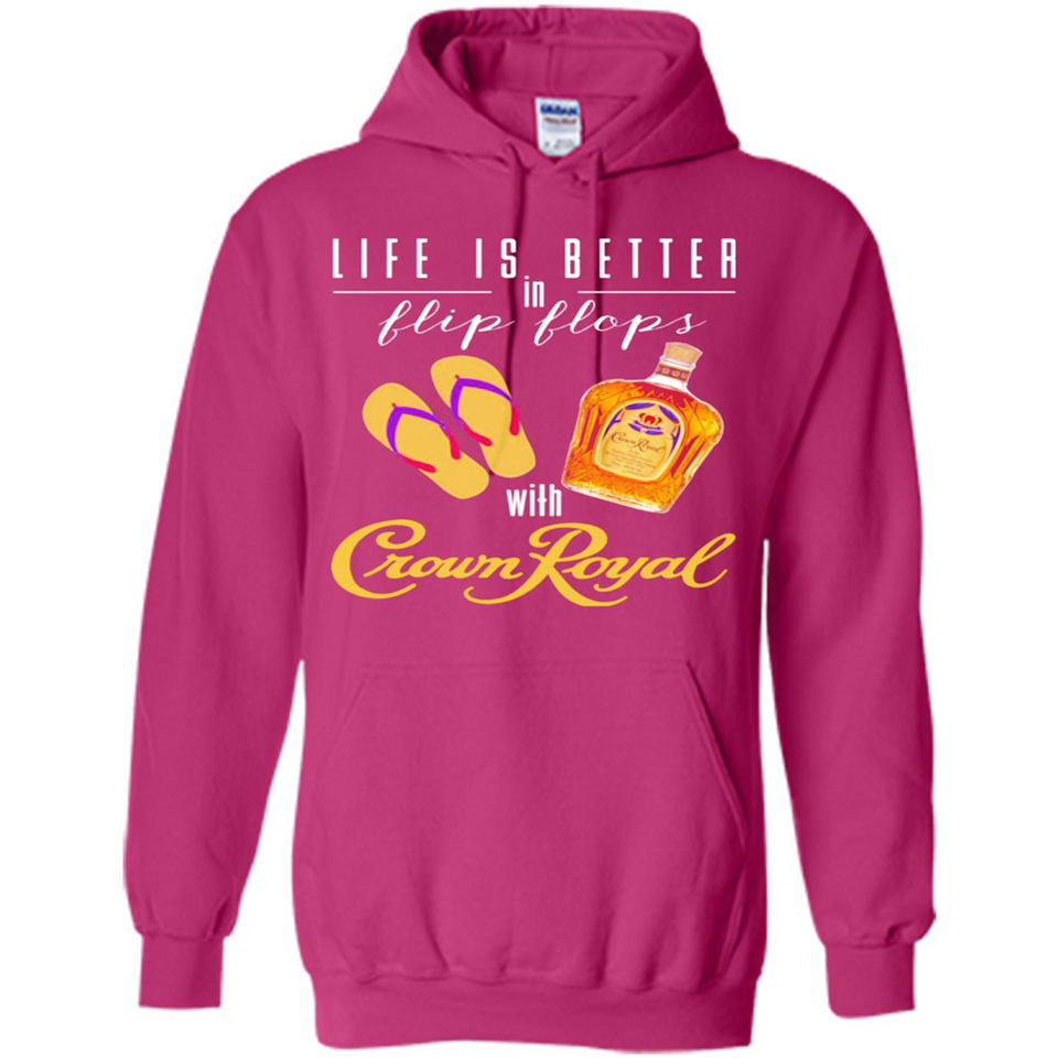 LIFE IS BETTER IN FLIP FLOPS WITH CROWN ROYAL