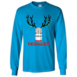 Budweiser Reinbeer Funny Beer Reindeer Christmas Sweatshirt - Long Sleeve T-Shirt