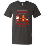 Never Underestimate A July Woman Watches Hallmark Movies Sweatshirt - Men's V-Neck
