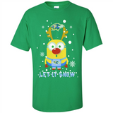 Minion Baltimore Ravens Ugly Christmas Sweater Let it Snow - Shirt