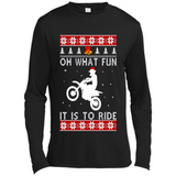 Motocross oh what fun it is to ride Christmas sweater PINGPONG