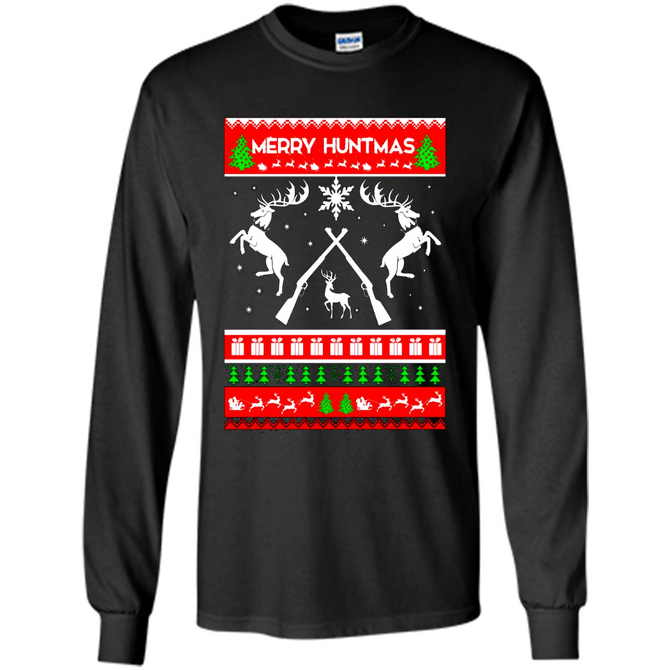 Merry Huntmas Ugly Christmas sweater PINGPONG