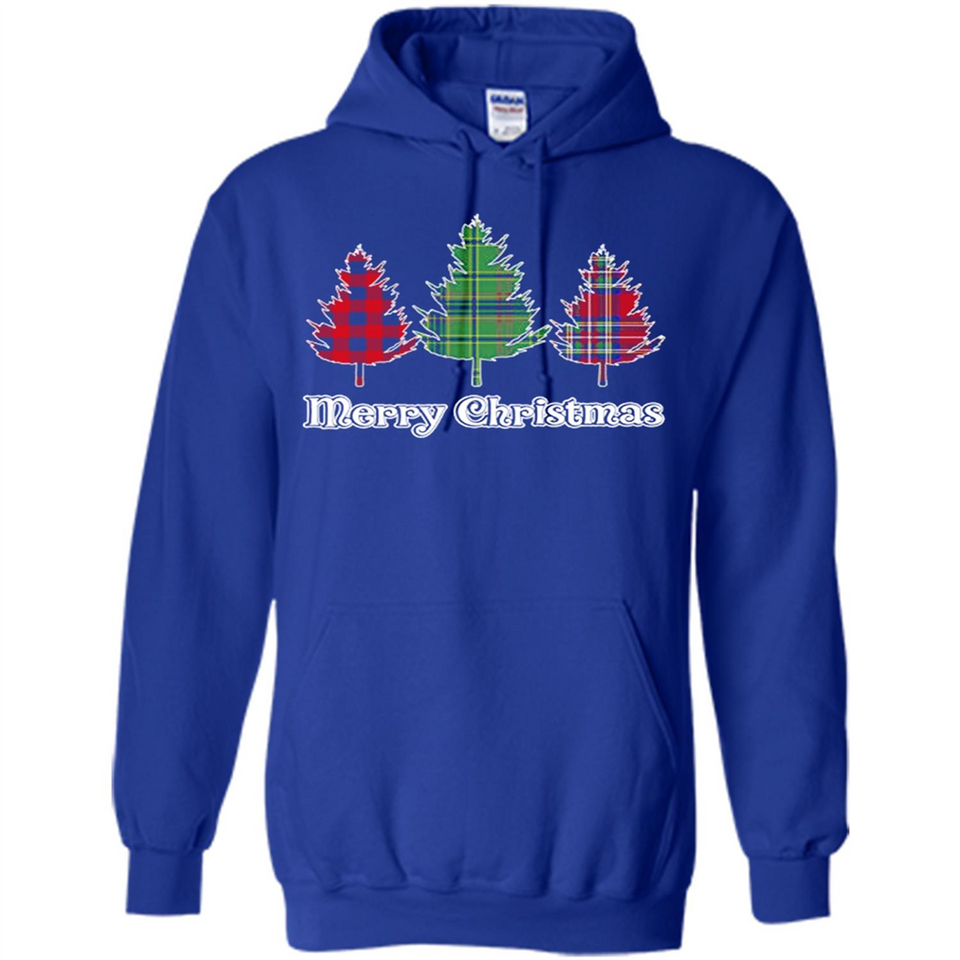 Plaid Christmas Tree Shirt Merry Christmas Plaid is Rad