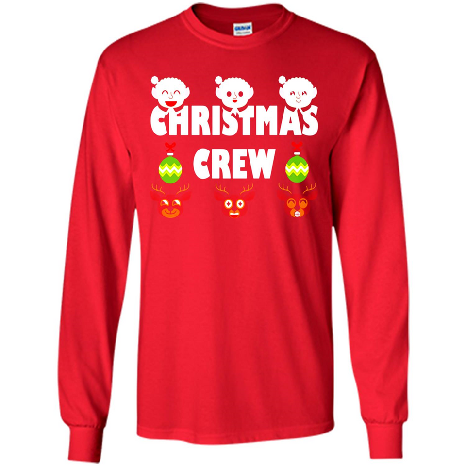 Christmas Crew Gifts Santa Elves Reindeer - Long Sleeve T-Shirt