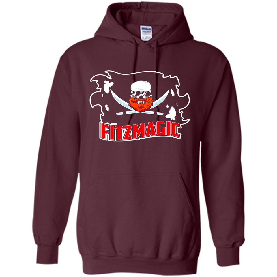 Order Fitzmagic T-Shirt Ryan Fitzpatrick Beard Skull Football Tampa Florida PINGPONG