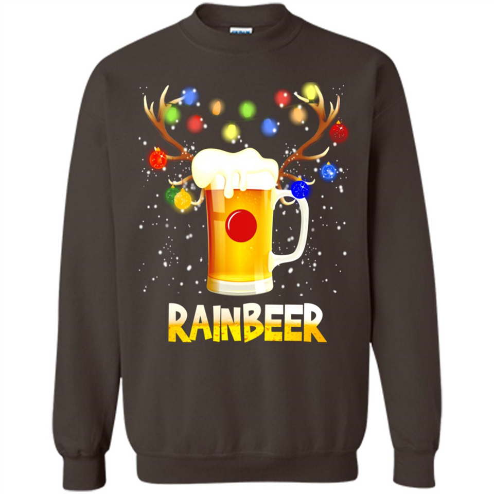 Rainbeer Christmas Reindeer Beer Drinking