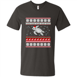 Sea Turtle Ugly Christmas T-Shirt - Men's V-Neck