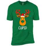 Cupid Santa Claus Funny Xmas Holiday T-Shirt - Premium Short Sleeve T-Shirt