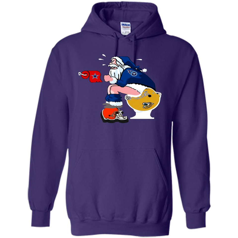 Tennessee Titans Santa Claus Toilet