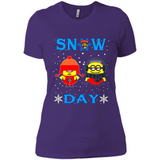 Snow Day Shirt For Florida Panthers Vs Minion Fans pingpong