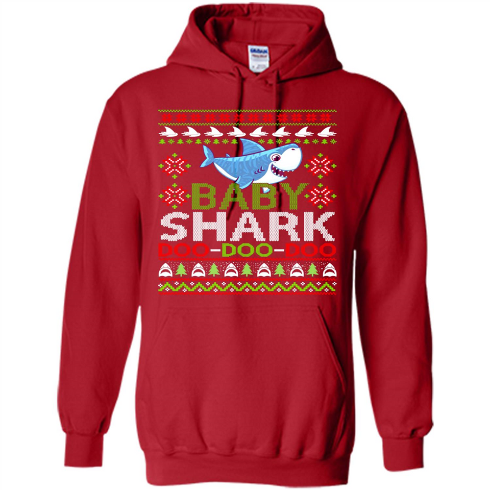Baby shark Doo Doo Doo Christmas - Hoodie