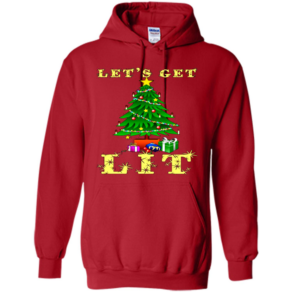 Let’s Get Lit Christmas Drinking sweater PINGPONG