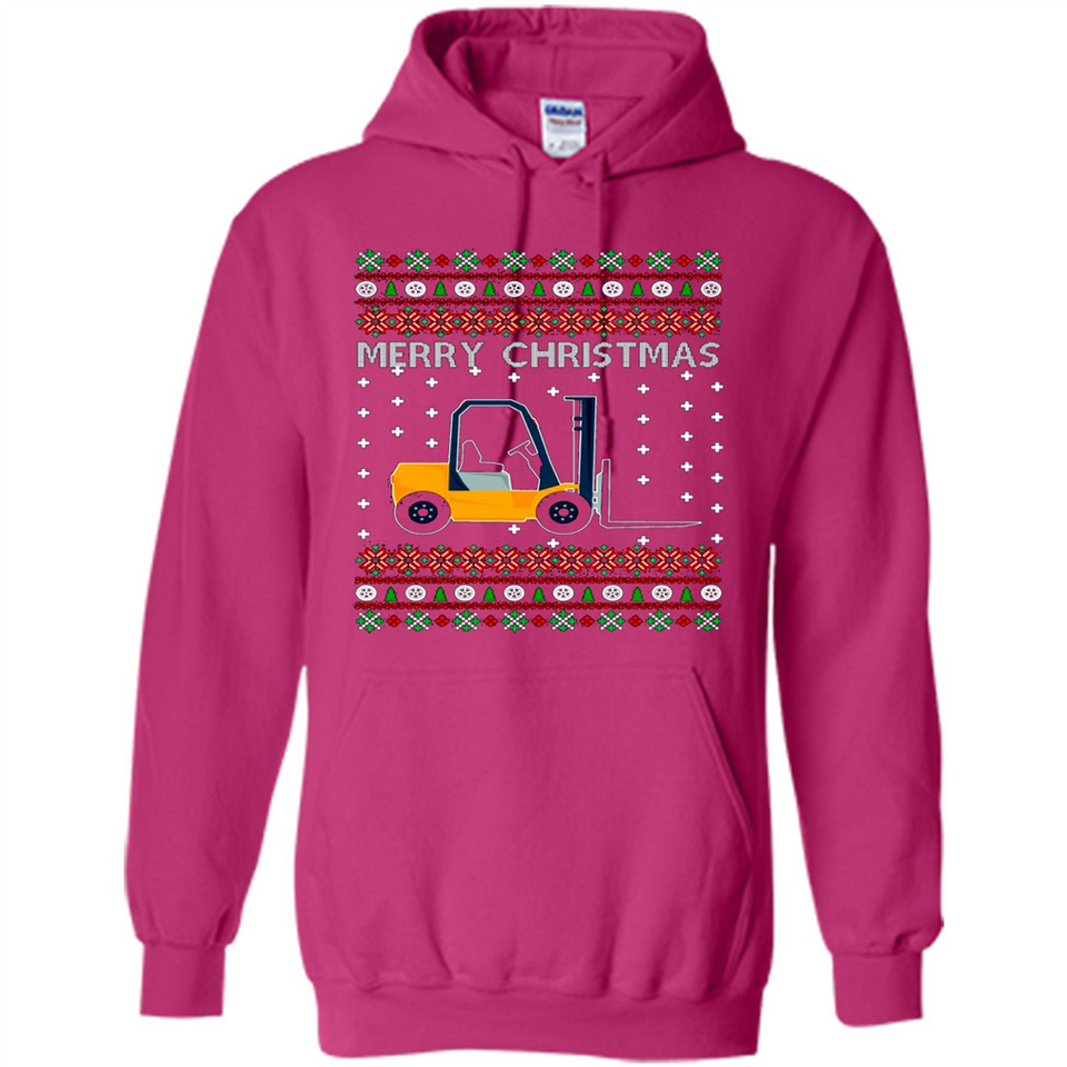 Merry Christmas Forklift ugly sweatshirt PINGPONG