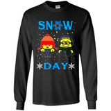 Snow Day Shirt For Dallas Cowboys Vs Minion Fans pingpong