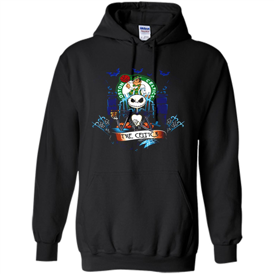 Boston Celtics Halloween The Nightmare Before Christmas - Hoodie