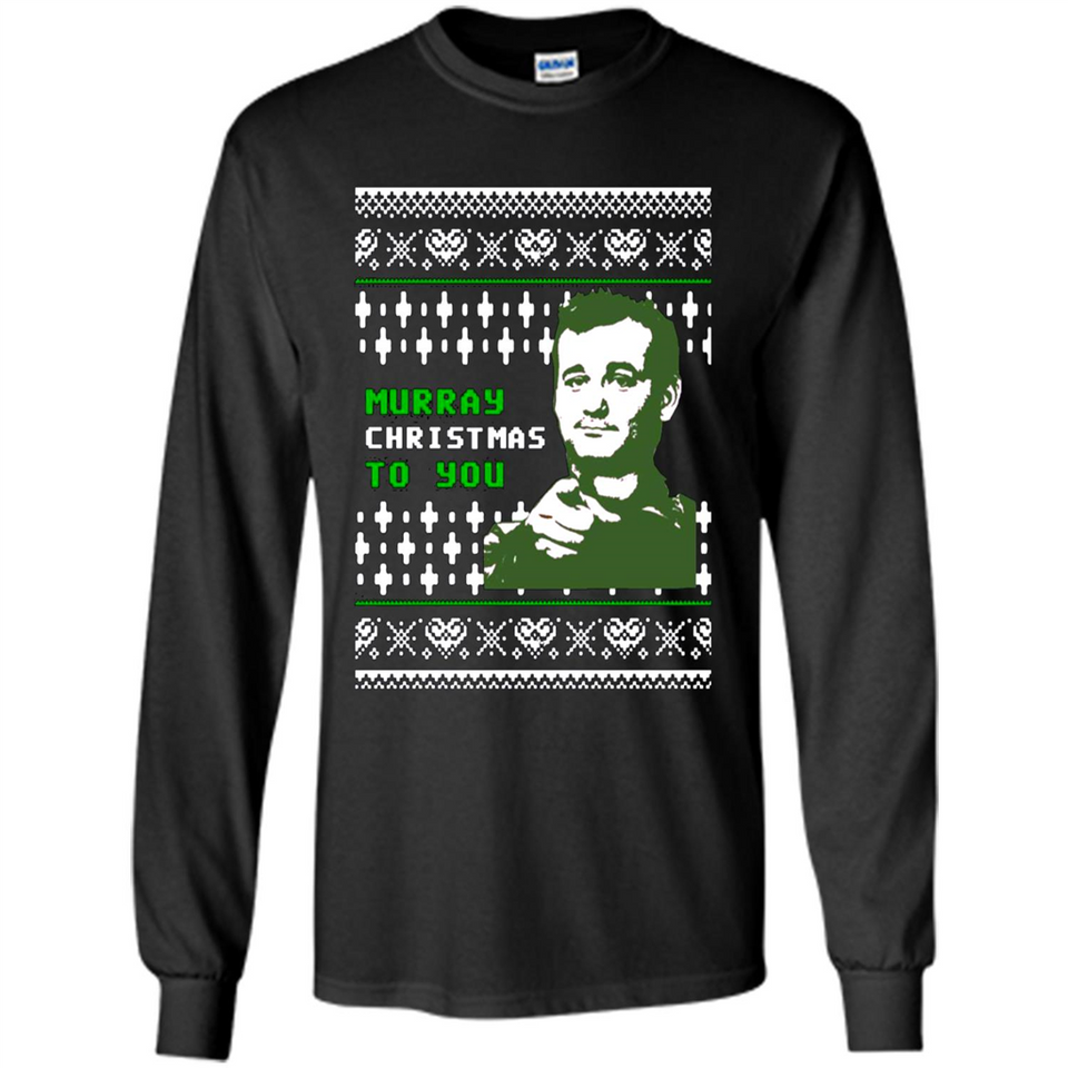 Murray Christmas to you ugly sweatshirt PINGPONG