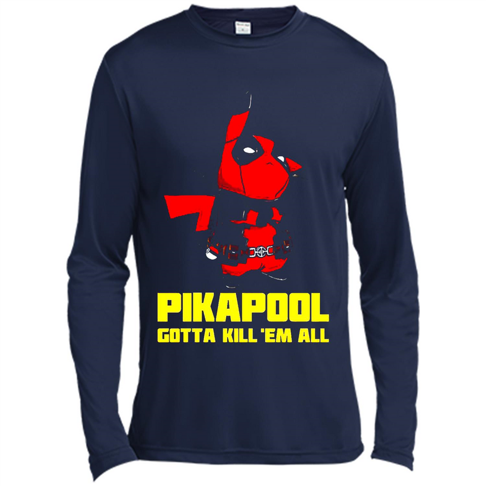 Pikapool Gotta Kill Them All Shirt PINGPONG - Canvas Long Sleeve T-Shirt