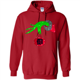 GRINCH HAND HOLDING DETROIT TIGERS GLITTER CHRISTMAS PINGPONG