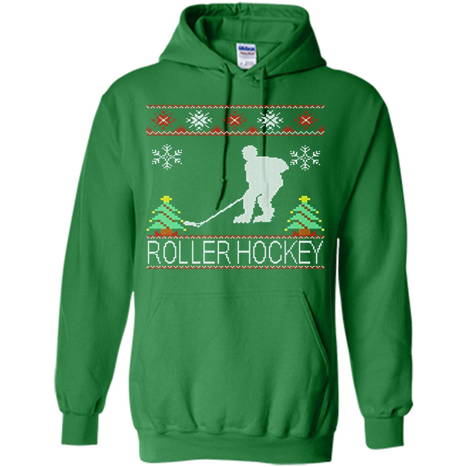 roller hockey Christmas ugly