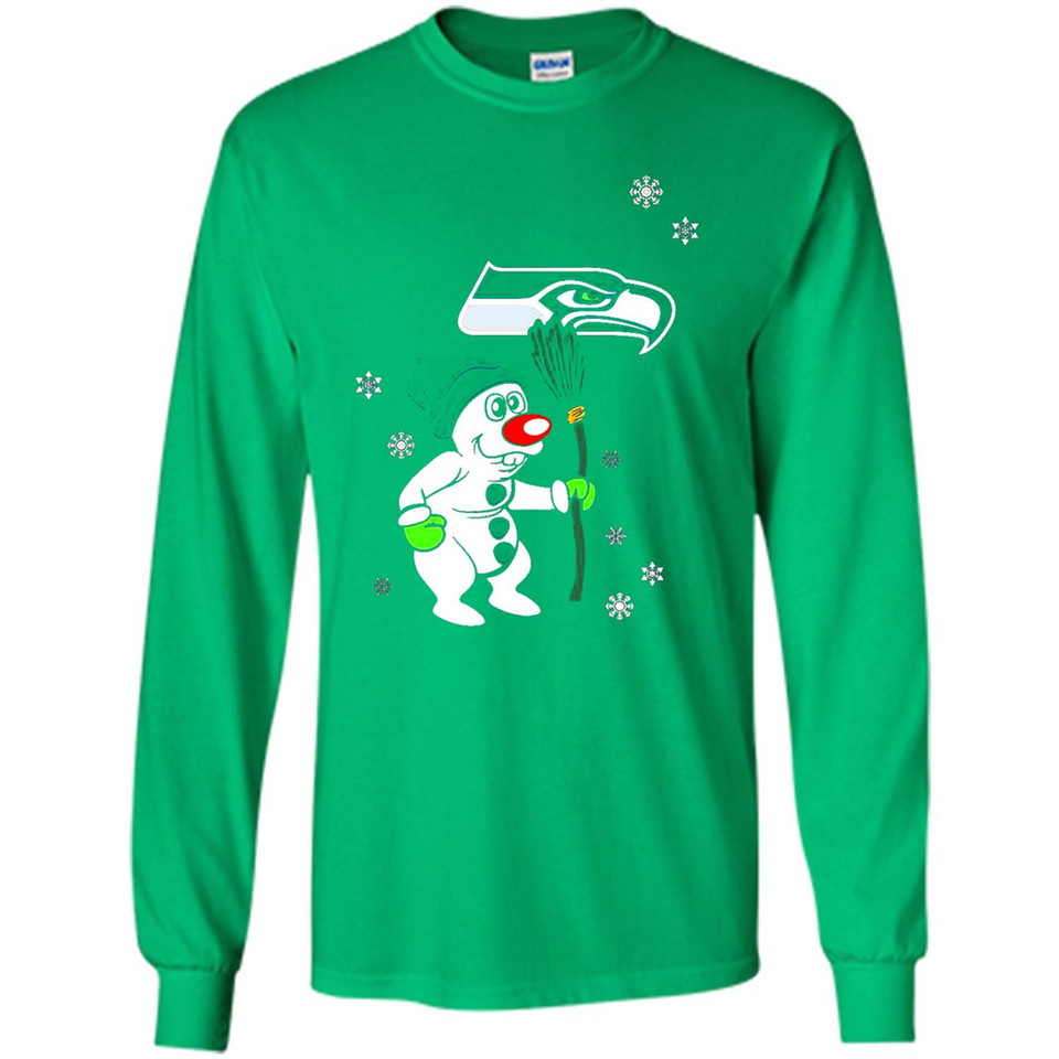 Seattle Seahawks Snowman