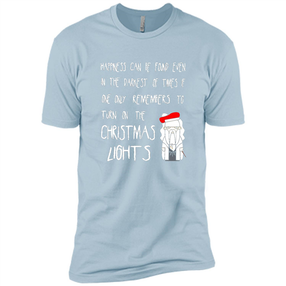 Christmas Ugly Sweater Christmas Lights - Premium Short Sleeve T-Shirt