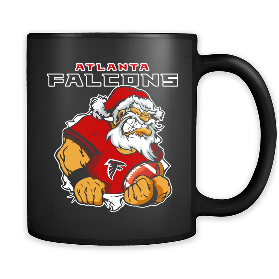 Grumpy Santa Claus Atlanta Falcons Football Team PINGPONG