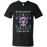 Stitch ugly christmas sweater - Men's V-Neck