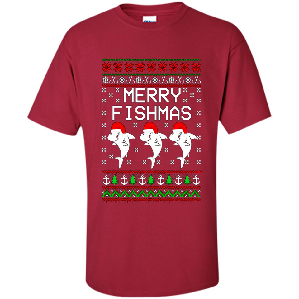 Merry Fishmas Christmas sweatshirt PINGPONG